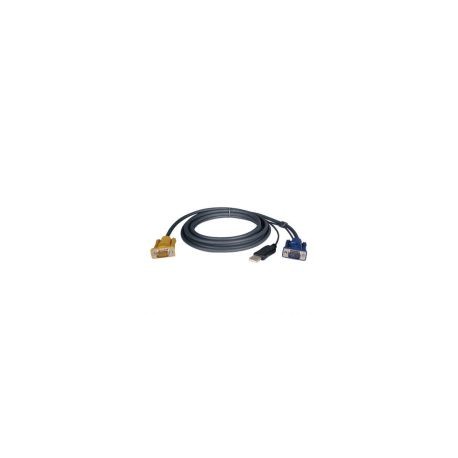 Cable Switch Kvm Tripplite 2 En 1 Hd15 Macho - Usb-A Macho 3M P776-010