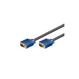 Cable Vga Brobotix Vga Macho - Vga Macho 1.80M Negro Punta Azul 311818