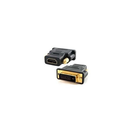 Adaptador Brobotix Dvi-D Macho A Hdmi Hembra Negro/Dorado 103750