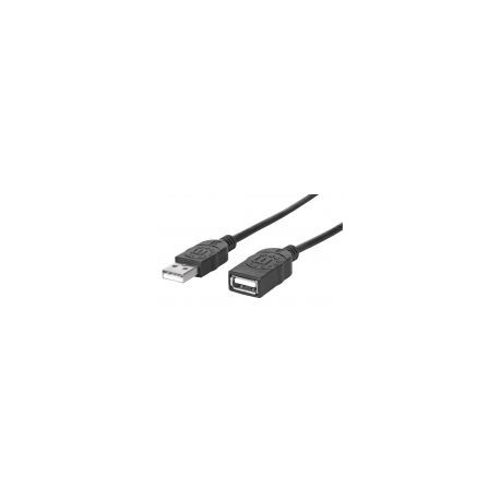 Cable Usb Manhattan 338653 Usb 2.0 A Macho A Usb 2.0 A Hembra 1.8M