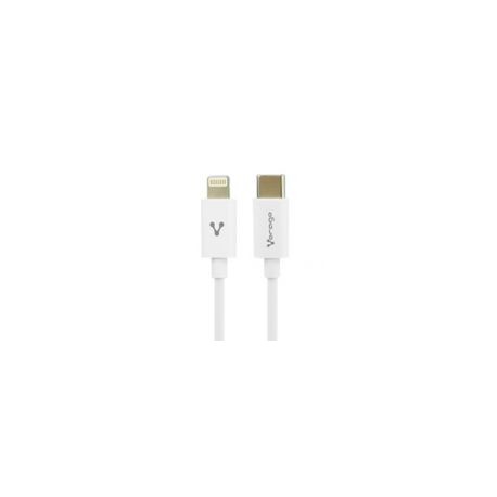 Cable Vorago Cab-125 Usb-C A Lightening Carga Rapida 20W 1 Metro Blanco