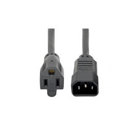 Cable De Poder Tripp Lite Nema 5-15R Macho A C14 30Cm P002-001-10A