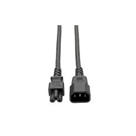 Cable De Poder Tripp Lite Para Laptop C14 A C5 1.83M Negro P014-006