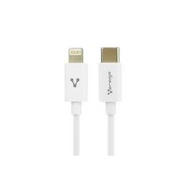 Cable Vorago Cab-125 Usb-C A Lightening Carga Rapida 20W 1 Metro Blanco