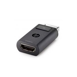 Adaptador De Video Hp Display Port Macho A Hdmi Hembra Negro