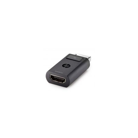 Adaptador De Video Hp Display Port Macho A Hdmi Hembra Negro