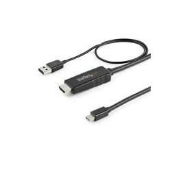 Cable Startech Cconvertidor Hdmi A Mini Dp 1M Alimentado Usb 4K 30Hz