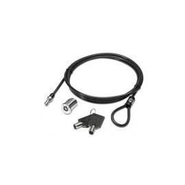 Candado Hp Para Laptop De Llave 1.9 Mts Negro Au656Aa