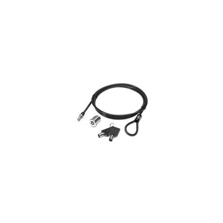 Candado Hp Para Laptop De Llave 1.9 Mts Negro Au656Aa