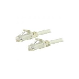 Cable Startech 5M Red Ethernet Utp Cat6 Snagless Blanco Rj45