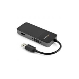 Adaptador De Video Usb 3.0 A H Dmi Y Vga 4K 30Hz Multipuertos