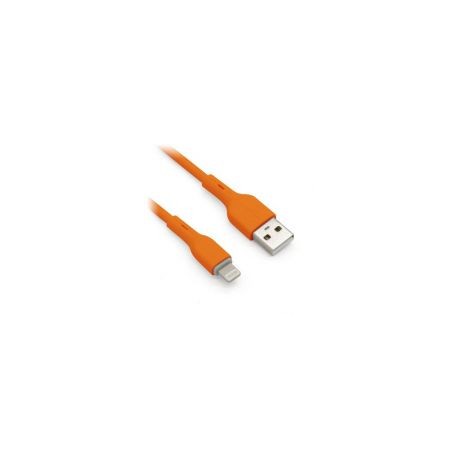 Cable Lightning Brobotix 963134 Usb V2.0 Lightning Naranja 1M