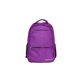 Mochila Warrior Techzone Tz20Lbp01 Morado 15.6"" Cierres Autoreparables