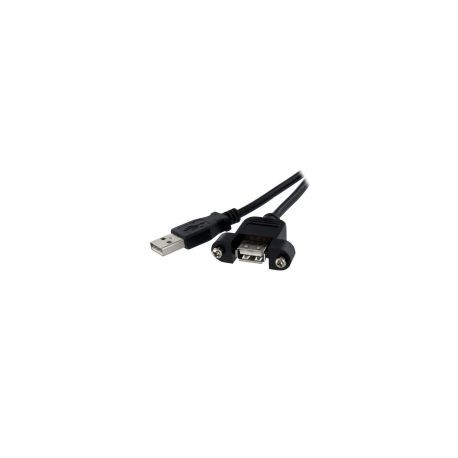 Cable 30Cm Usb2.0 P/Montaje Macho A Hembra Usb A  Startech Usbpnlafam1