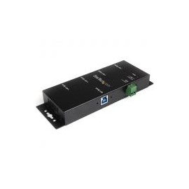 Concentrador Hub Usb3.0 4Ptos Industrial Riel Din  Startech St4300Usbm