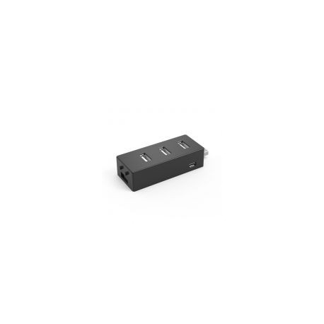 Hub Usb X-Media Xm-Uh2004 4 Puertos Usb 2.0 Negro