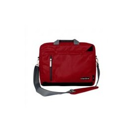 Maletin Techzone P/Laptop Nylon Roja/Gris 16 Tz16Mlms22