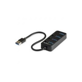 Hub Usb 3.0 Startech 4 Puertos Con Interruptor Hb30A4Aib