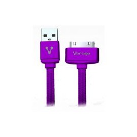 Cable Usb A Macho Vorago 30-Pin Dock Para Productos Apple 1M Morado Cab-118-Morado