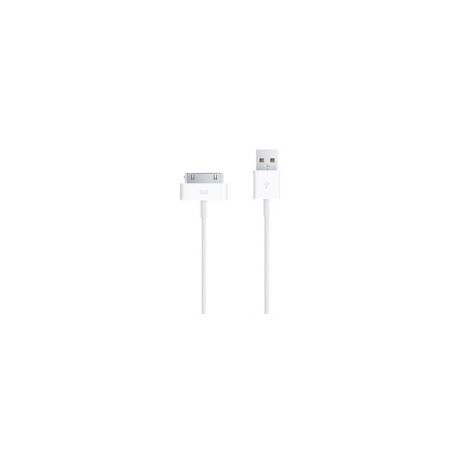 Cable Usb A 30-Pin Macho Blanco Para Ipod/Iphone/Ipad Apple Ma591E/C