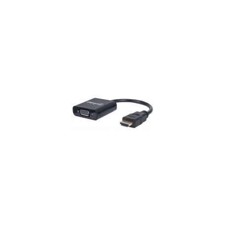 Convertidor Manhattan Video Hdmi A Svga, Negro 151436