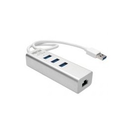 Adaptador De Usb 3.0 A Red Nic Con Hub Usb 3.0 De 3 Puertos