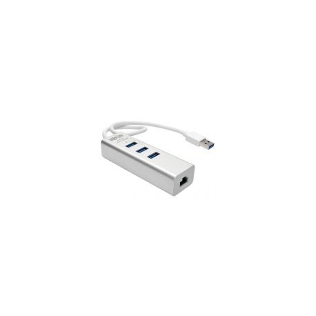 Adaptador De Usb 3.0 A Red Nic Con Hub Usb 3.0 De 3 Puertos