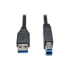 Cable Para Dispositivo Usb 3.0 Superspeed Ab M/M Negro 0.91 M