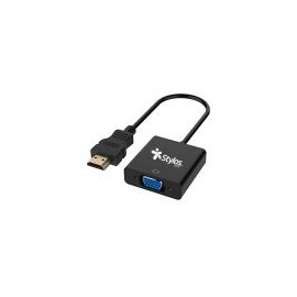 Convertidor Stylos Hdmi A Vga+Audio 3.5Mm 15 Cm Stachv1B