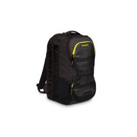 Mochila Work+Play Fitness Targus Para Laptop 15.6 Negro/Amarillo