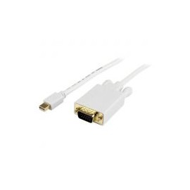 Cable 91Cm  Activo Mini Displayport A Vga Blanco  Startech Mdp2Vgamm3W