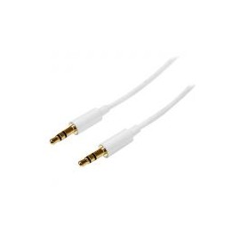 Cable 1M Audio 3.5Mm  Minijack Plug Macho Macho  Startech Mu1Mmmswh
