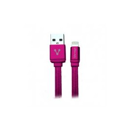 Cable Vorago Cab-119 Rosa Usb-Apple Lightning 1 Metro Rosa Bolsa