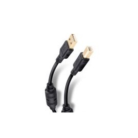 Cable Steren Usb-A Macho A Usb-B 3.6 Metros Negro Usb-477