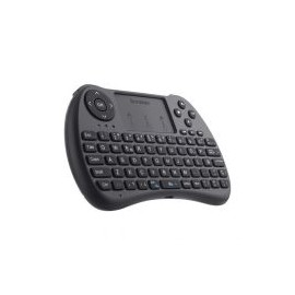 Control Remoto Steren Para Smart Tv Con Teclado Qwerty Y Touchpad Negro Rm-325