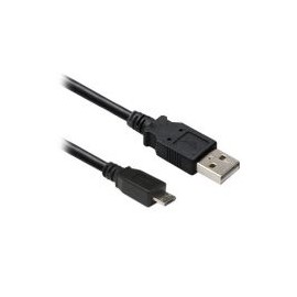 Cable Brobotix Usb-A Macho - Micro Usb-B Hembra 90Cm Negro 774003