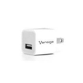 Cargador Para Pared Vorago Au-105 Con 1 Puerto Usb Blanco