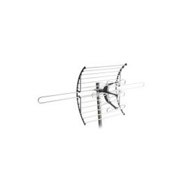 Antena Para Televisión Steren Ant-Uhf 20 Exteriores Uhf/Vhf/Fm Plata