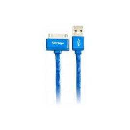 Cable Vorago Cab-119 Azul Usb-Apple Lightning 1 Metro Azul Bolsa