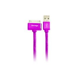 Cable Vorago Cab-118 Usb-Apple Dock 1 Metro Rosa Bolsa