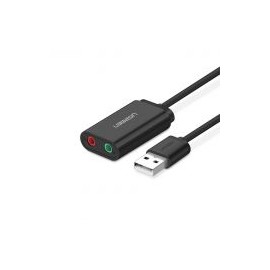 Adaptador De Sonido Externo Ugreen Usb 2.0 Black