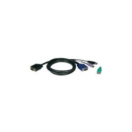 Cable Kvm Tripp Lite Vga D-Sub Macho A Usb A Macho 4.6 Metros