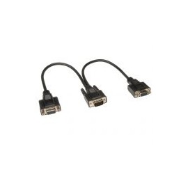 Cable Tripp Lite Divisor En Y Vga Hd15 A 2X Hd15 Hembra 30Cm Negro