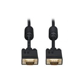 Cable Vga Tripp Lite P502-010 Vga-Vga Color Negro Para Monitores