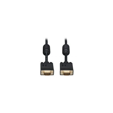 Cable Vga Tripp Lite P502-010 Vga-Vga Color Negro Para Monitores