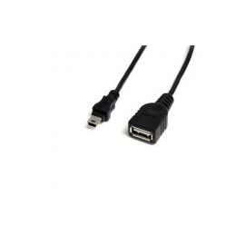 Cable Startech Usb A Macho A Mini-Usb B Hembra 30Cm Usbmusbfm1