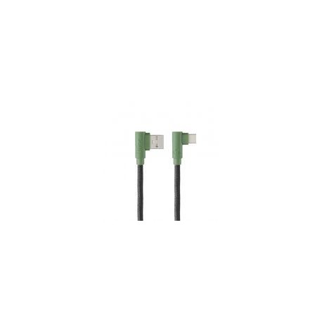 Cable Usb Hune Usb-A Macho - Micro Usb-C Macho 1.2M Verde At-Acc-Ca-317-Bos