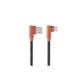 Cable Usb Hune Usb-A Macho - Micro Usb-C Macho 1.2M Cafe At-Acc-Ca-317-Cor