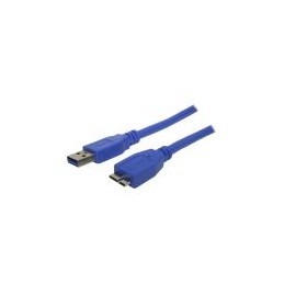 Cable Adaptador Xcase Usb3Camb100 Usb-A 3.0 Macho - Micro Usb-B Macho 1M Azul