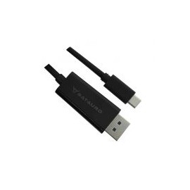 Cable De Video Batauro Usb-C Macho A Displayport Macho 1.8 Metros Negro Ca-Cdp